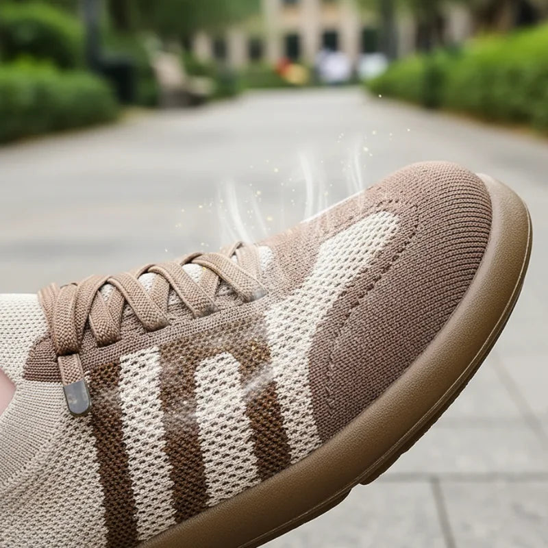 ErgoNova™ – Ortopediska dam-sneakers i andningsbart mesh