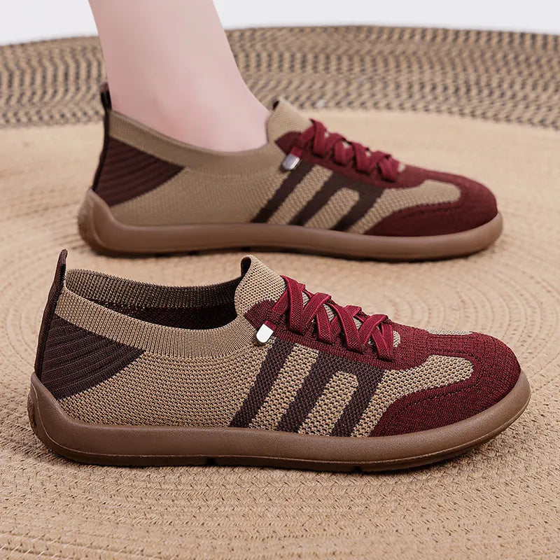 ErgoNova™ – Ortopediska dam-sneakers i andningsbart mesh